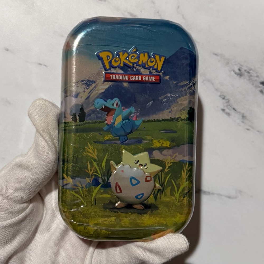 Pokemon Ascended Heroes Mini Tin Togepi and Totodile
